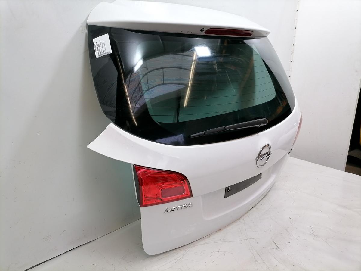 Opel Astra J Sportstourer original Heckklappe mit Heckscheibe Z40R Schneewei&szlig; Kombi Bj.2012